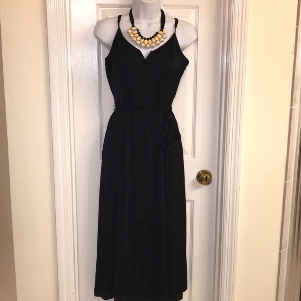 🇺🇸Firm Price🇺🇸Vince Camuto Stain Daytime V neck Midi dress - Picture 4 of 15